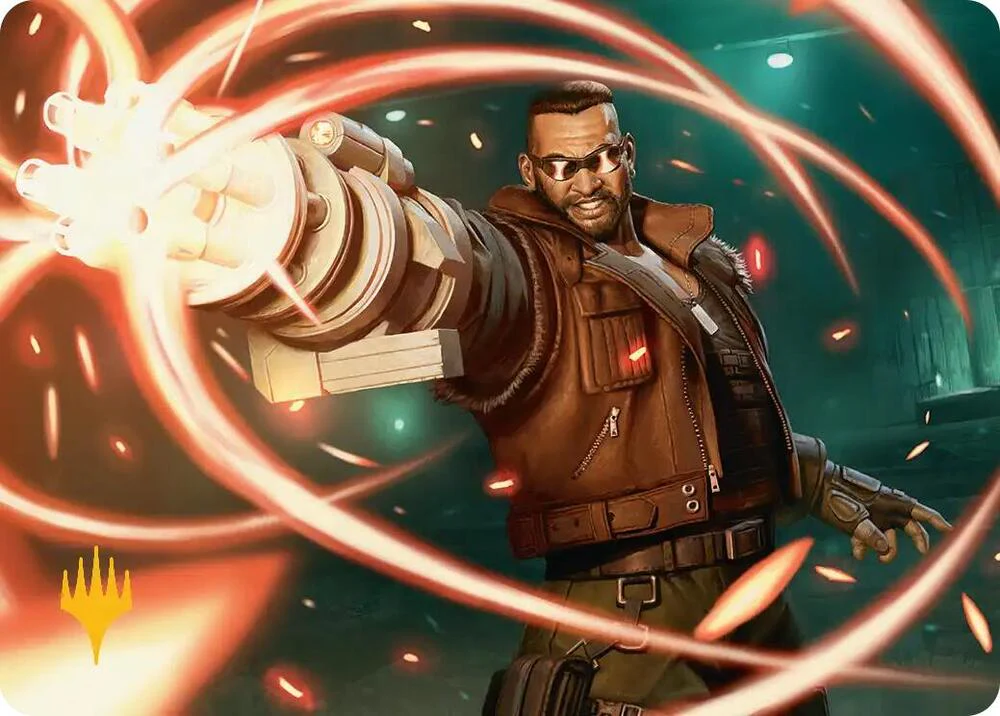 08/53 - Barret Wallace Art Card [FINAL FANTASY: Art Series] [Gold-Stamped]