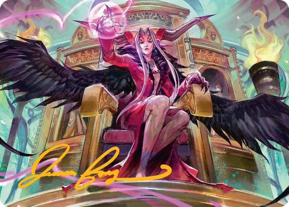09/53 - Sorceress's Schemes Art Card [FINAL FANTASY: Art Series] [Gold-Stamped]