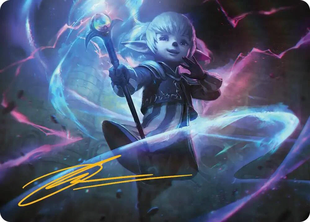 16/53 - Shantotto, Tactician Magician Art Card [FINAL FANTASY: Art Series] [Gold-Stamped]