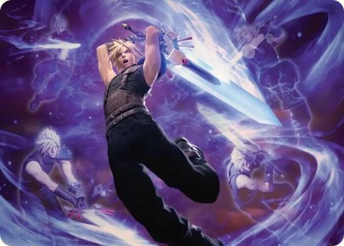 23/53 - Cloud's Limit Break Art Card [FINAL FANTASY: Art Series] [Non-Stamped]