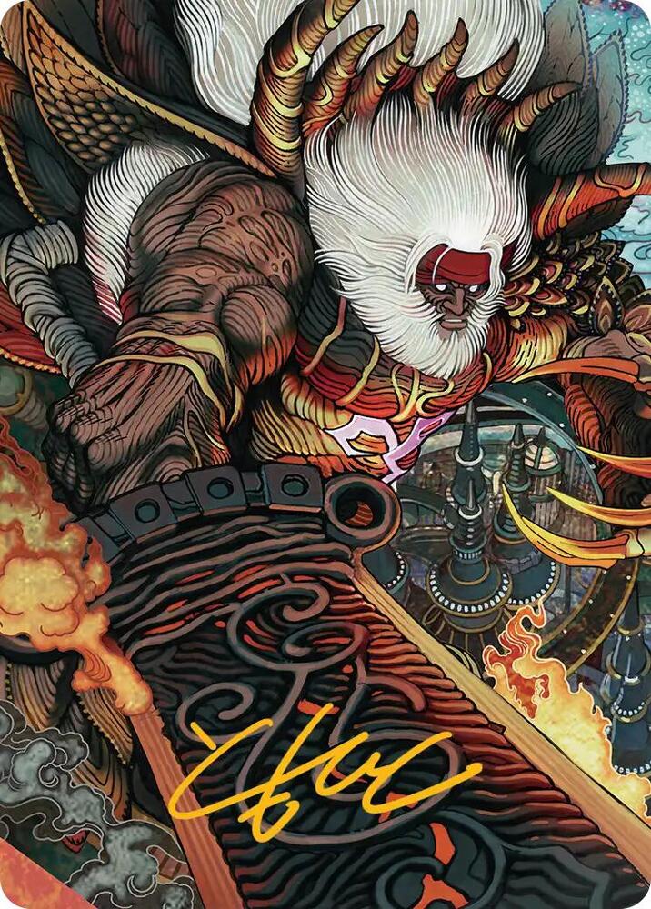 39/53 - Braska's Final Aeon Art Card [FINAL FANTASY: Art Series] [Gold-Stamped]