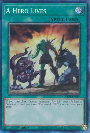 A Hero Lives - RA04-EN087 - Collector's Rare - 1st Edition