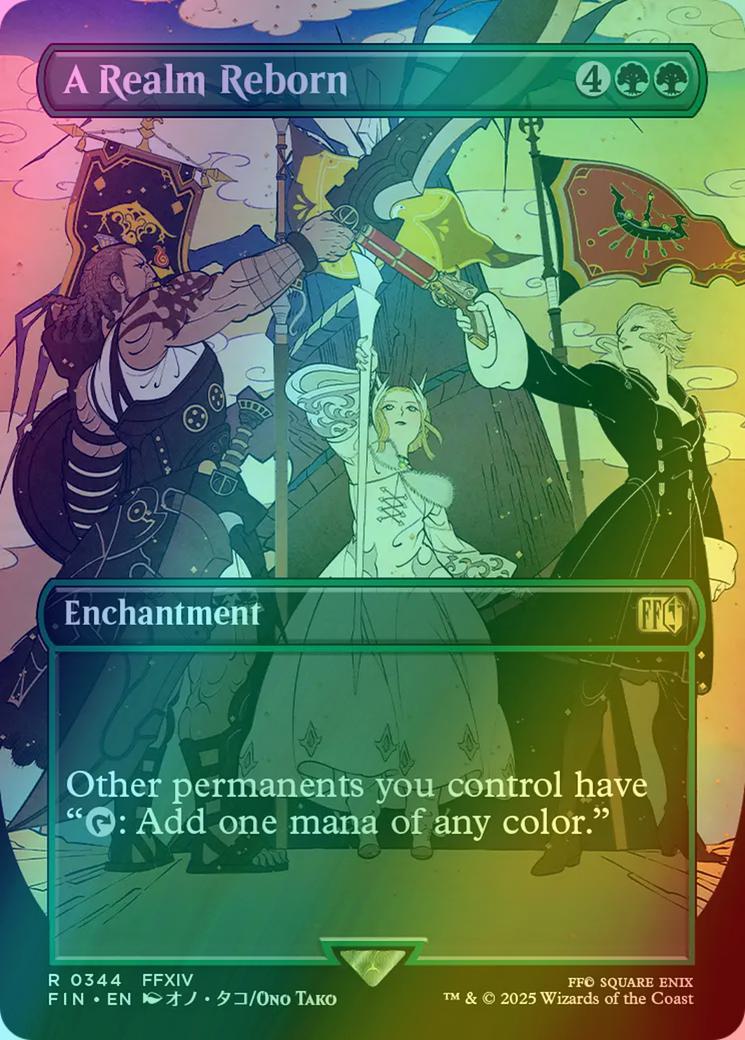 A Realm Reborn [344] [Borderless] [FINAL FANTASY] [Foil]