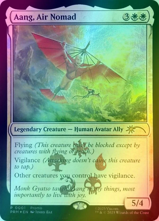 Aang, Air Nomad [2025-25] [PRM-0001] [Media and Collaboration promos] [Foil]