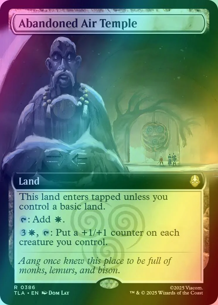 Abandoned Air Temple [386] [Extended Art] [Avatar: The Last Airbender] [Foil]