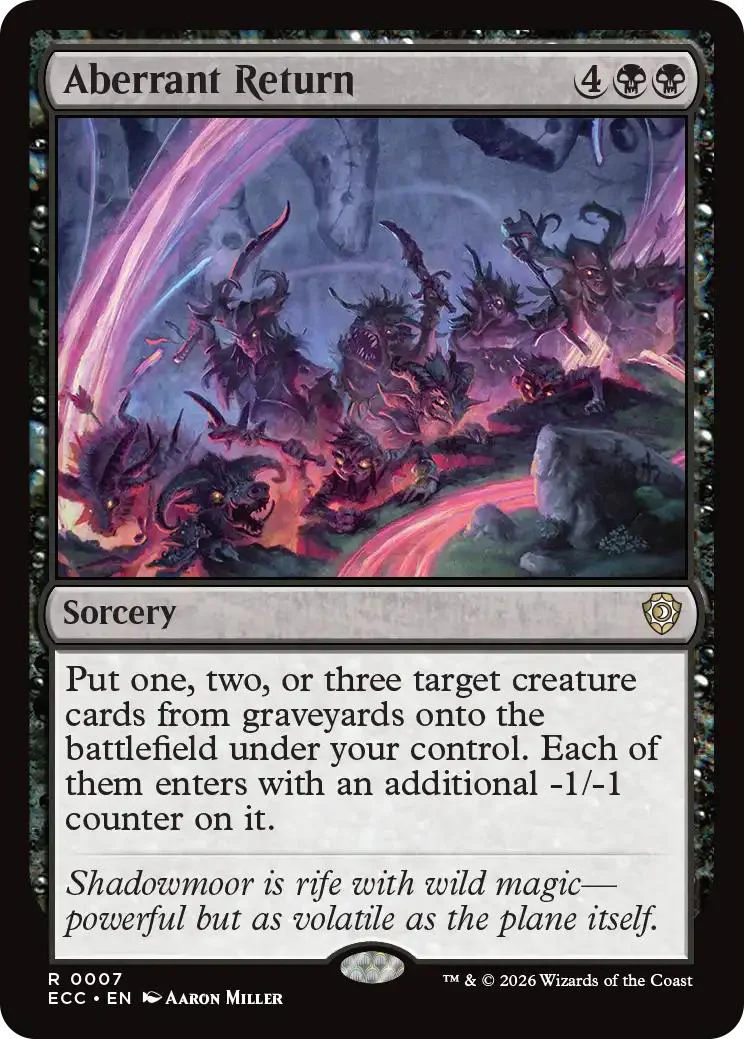 Aberrant Return [7] [Lorwyn Eclipsed: Commander] [Non-Foil]