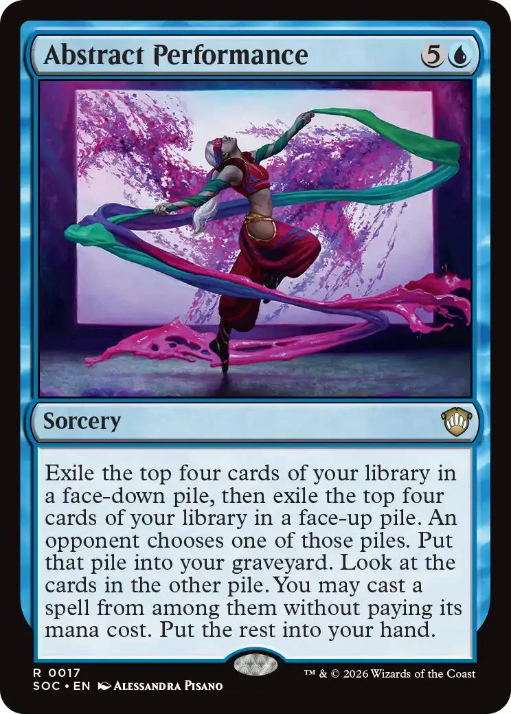 Abstract Performance [17] [Secrets of Strixhaven: Commander] [Non-Foil]