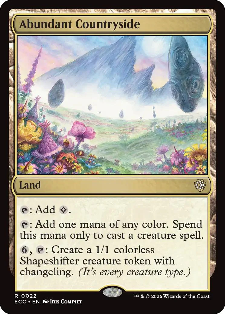 Abundant Countryside [22] [Lorwyn Eclipsed: Commander] [Non-Foil]