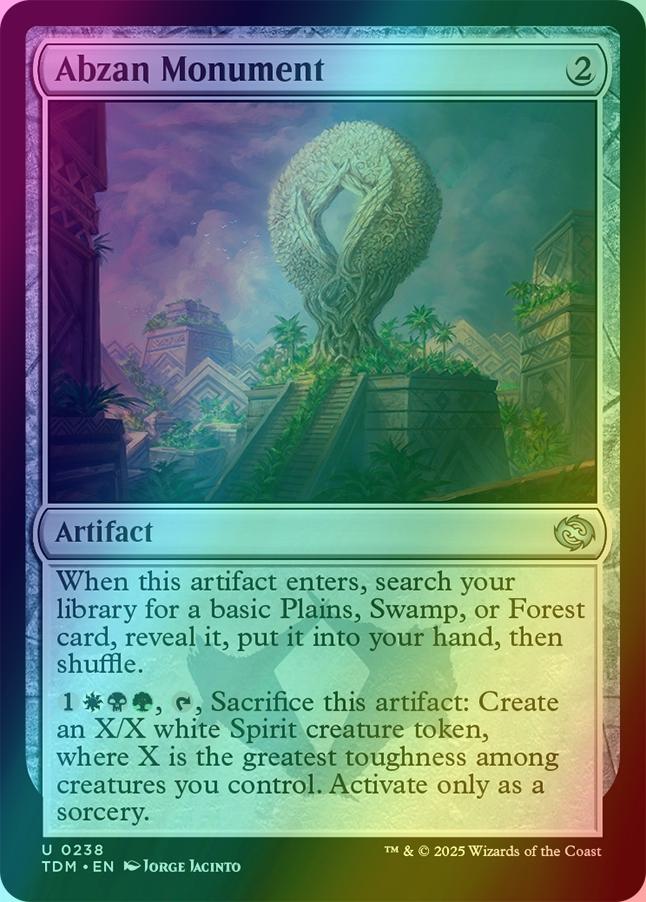 Abzan Monument [238] [Tarkir: Dragonstorm] [Foil]