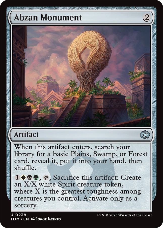 Abzan Monument [238] [Tarkir: Dragonstorm] [Non-Foil]