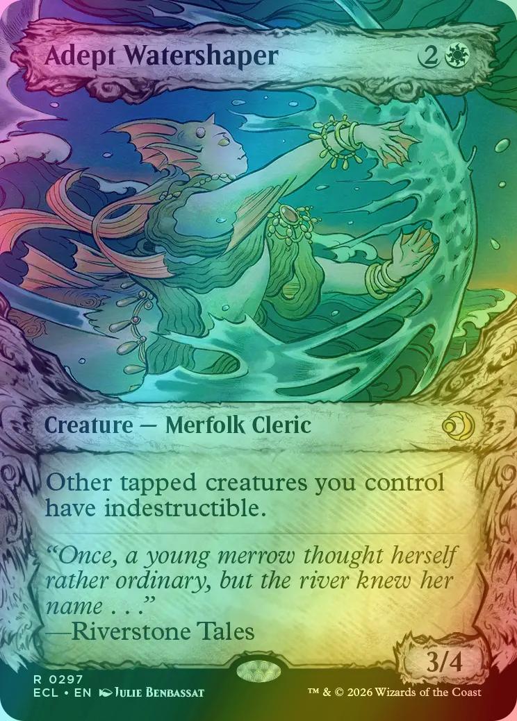 Adept Watershaper [297] [Fable Frame] [Lorwyn Eclipsed] [Foil]