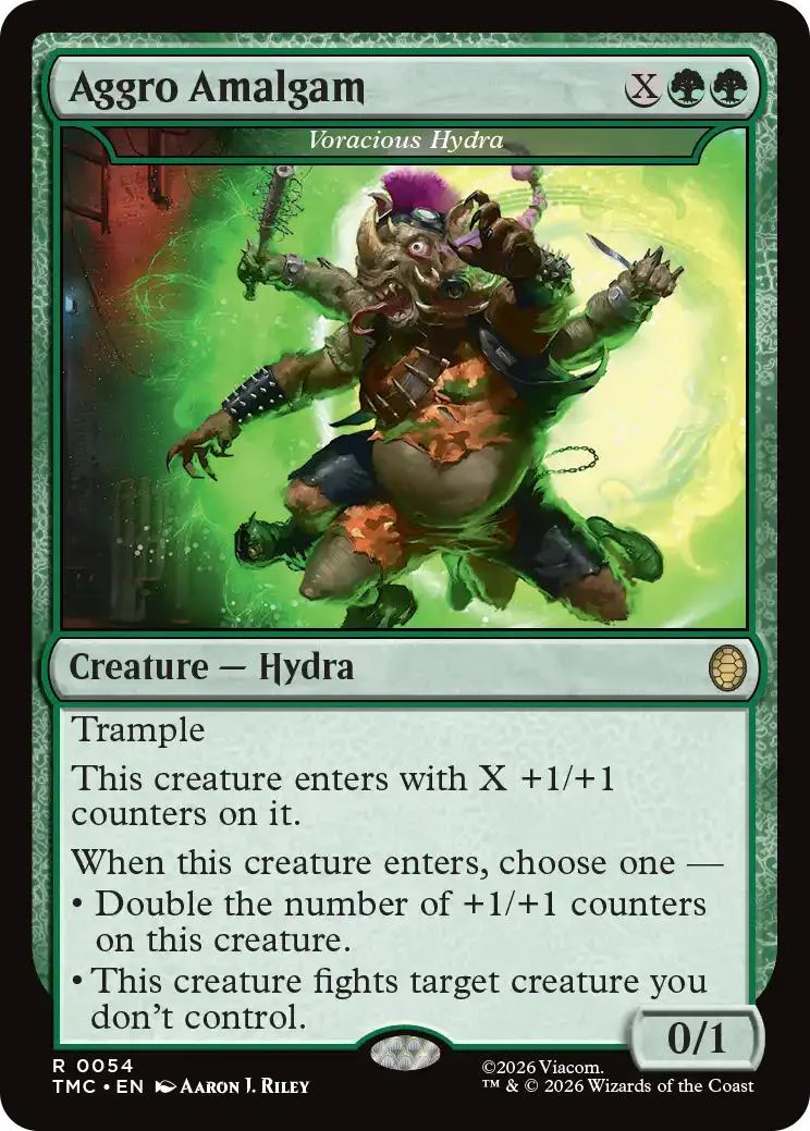 Aggro Amalgam - Voracious Hydra [54] [Teenage Mutant Ninja Turtles Eternal] [Non-Foil]