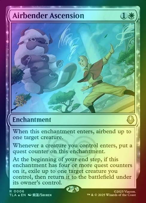 Airbender Ascension [6s] [Prerelease] [Avatar: The Last Airbender: Promos] [Foil]