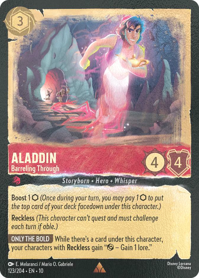 Aladdin - Barreling Through - 123/204 [Whispers in the Well] [Cold Foil]
