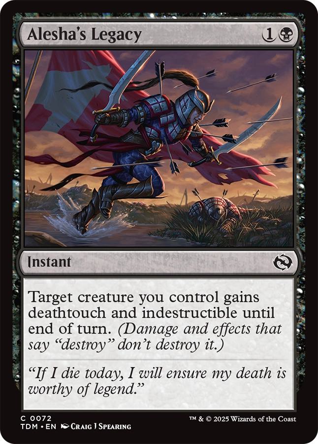Alesha's Legacy [72] [Tarkir: Dragonstorm] [Non-Foil]