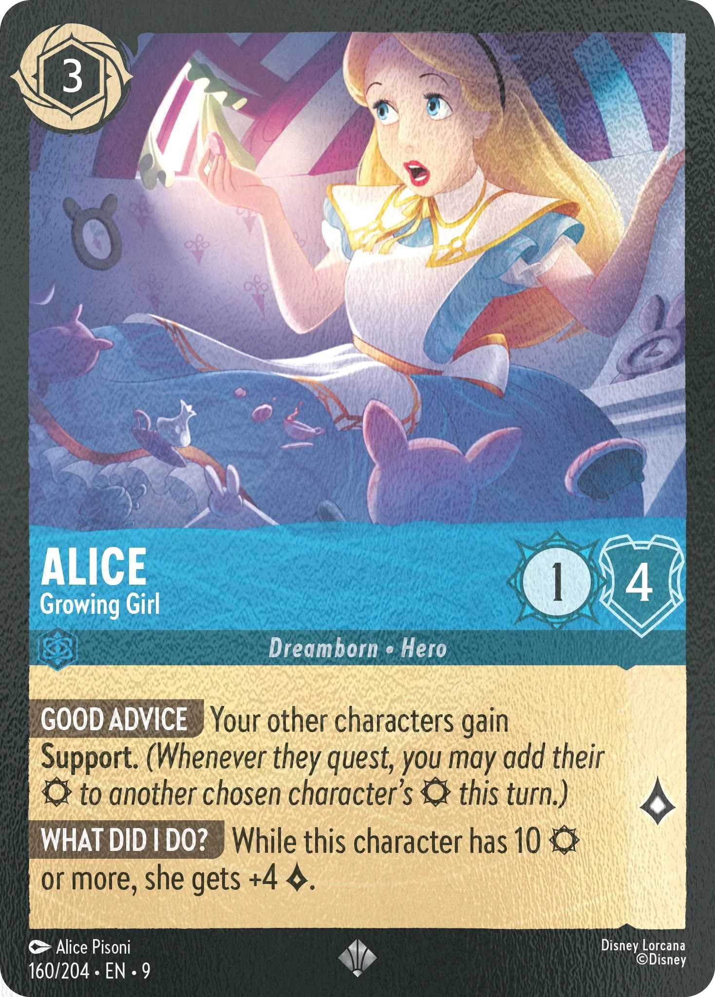 Alice - Growing Girl - 160/204 [Fabled] [Cold Foil]