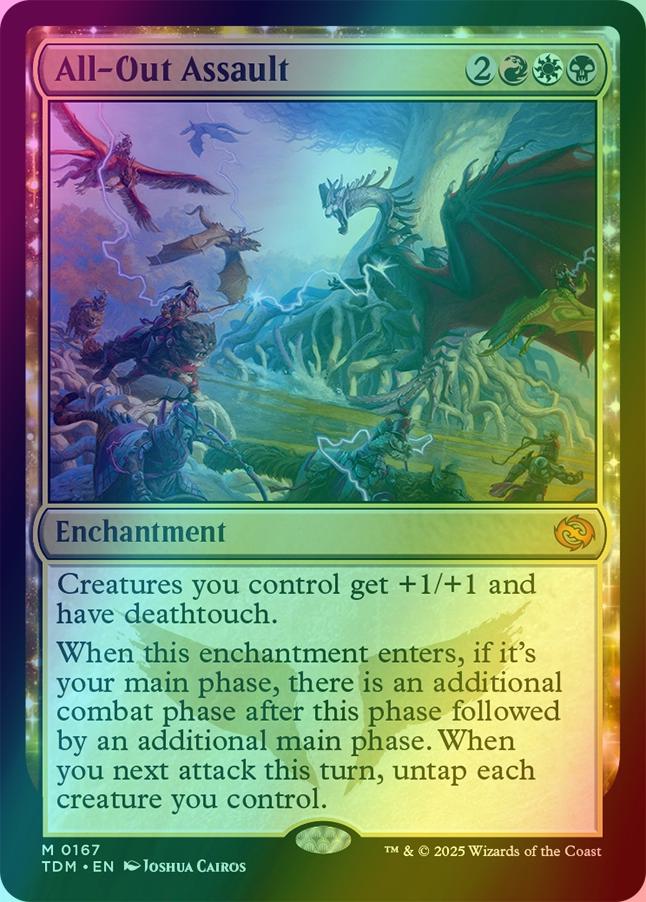 All-Out Assault [167] [Tarkir: Dragonstorm] [Foil]