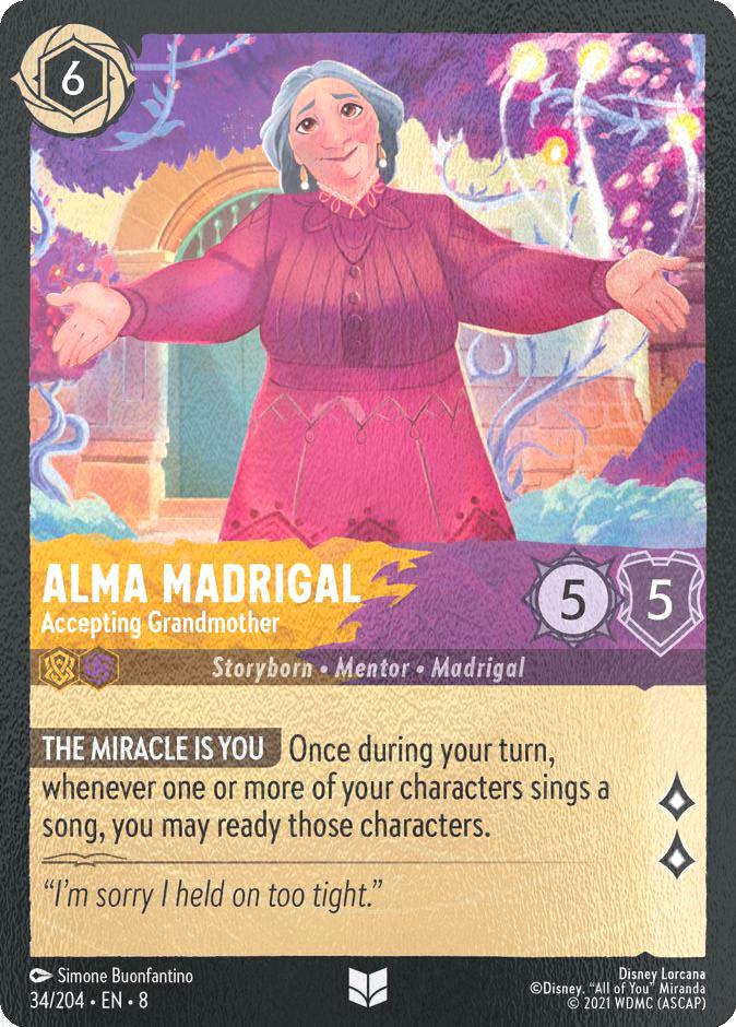 Alma Madrigal - Accepting Grandmother - 34/204 [Reign of Jafar] [Cold Foil]