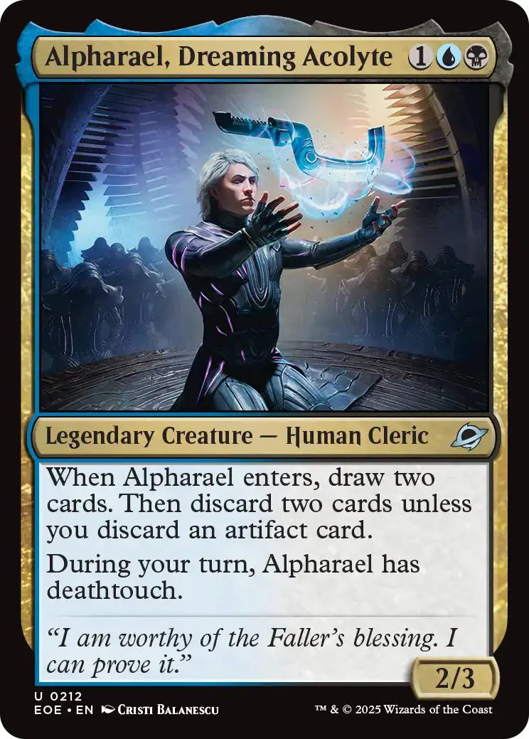 Alpharael, Dreaming Acolyte [212] [Edge of Eternities] [Non-Foil]