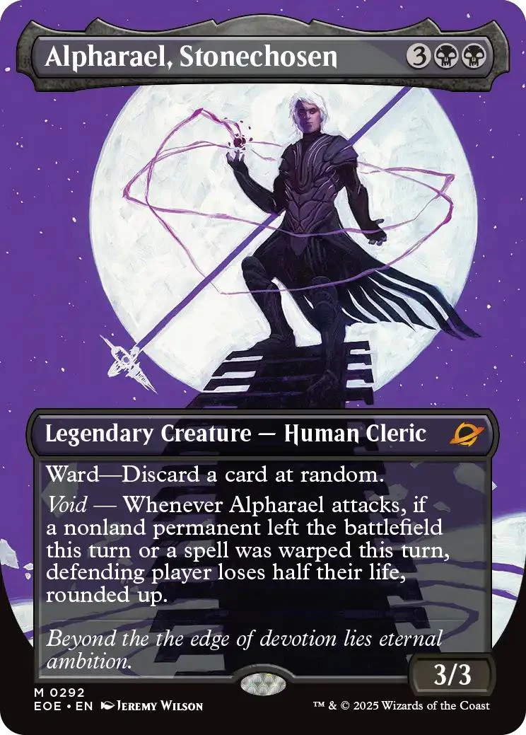 Alpharael, Stonechosen [292] [Borderless] [Triumphant] [Edge of Eternities] [Non-Foil]