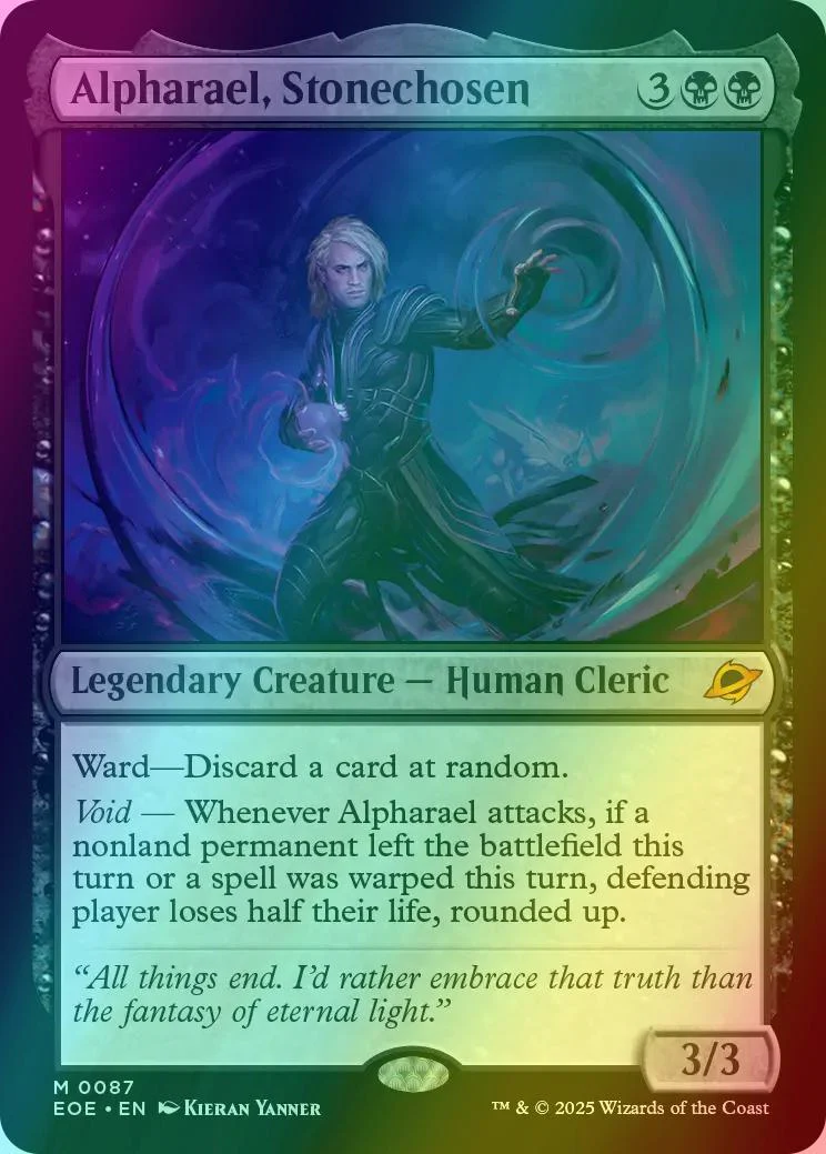 Alpharael, Stonechosen [87] [Edge of Eternities] [Foil]