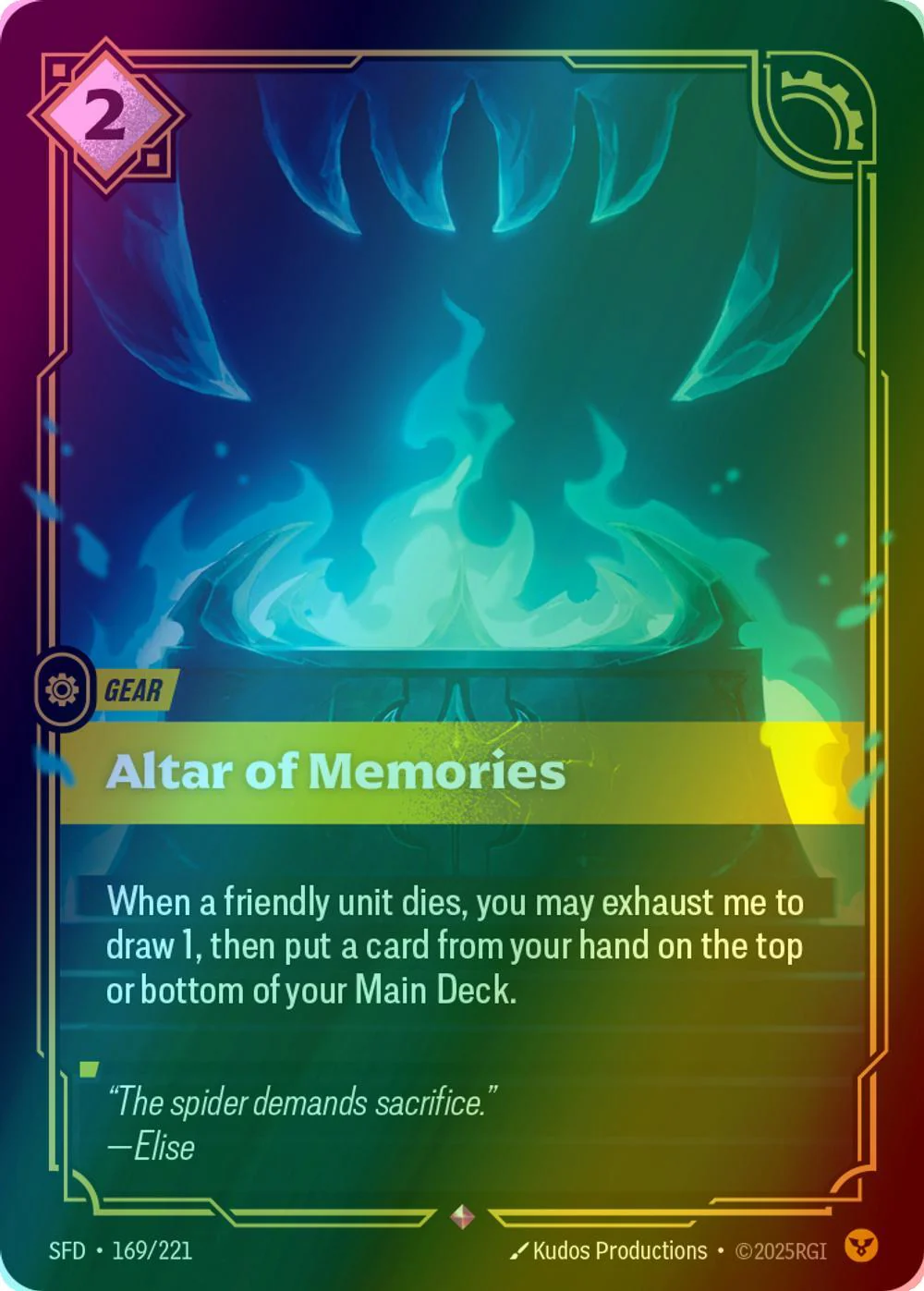 Altar of Memories - 169/221 [Spiritforged] [Foil]