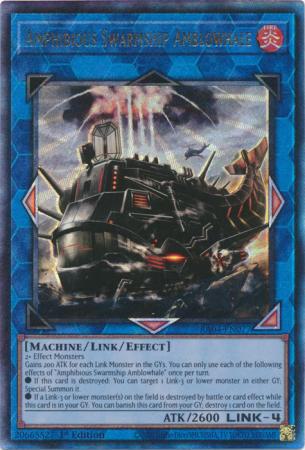Amphibious Swarmship Amblowhale - RA04-EN077 - Ultimate Rare - 1st Edition