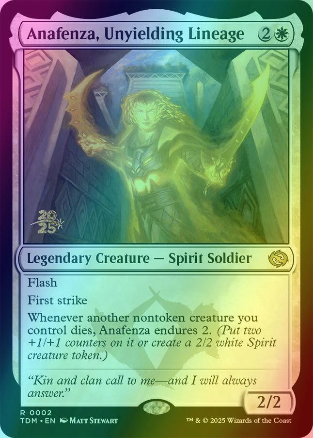 Anafenza, Unyielding Lineage [2s] [Prerelease] [Tarkir: Dragonstorm: Promos] [Foil]