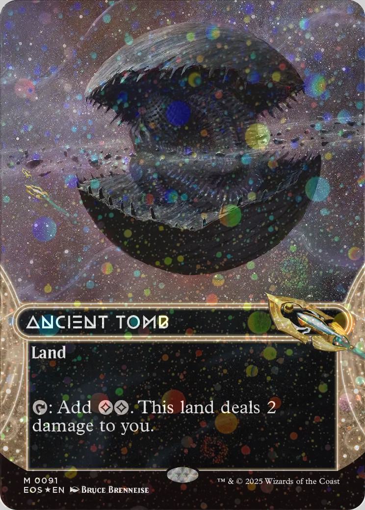 Ancient Tomb [91] [Borderless] [Edge of Eternities: Stellar Sights] [Galaxy Foil]