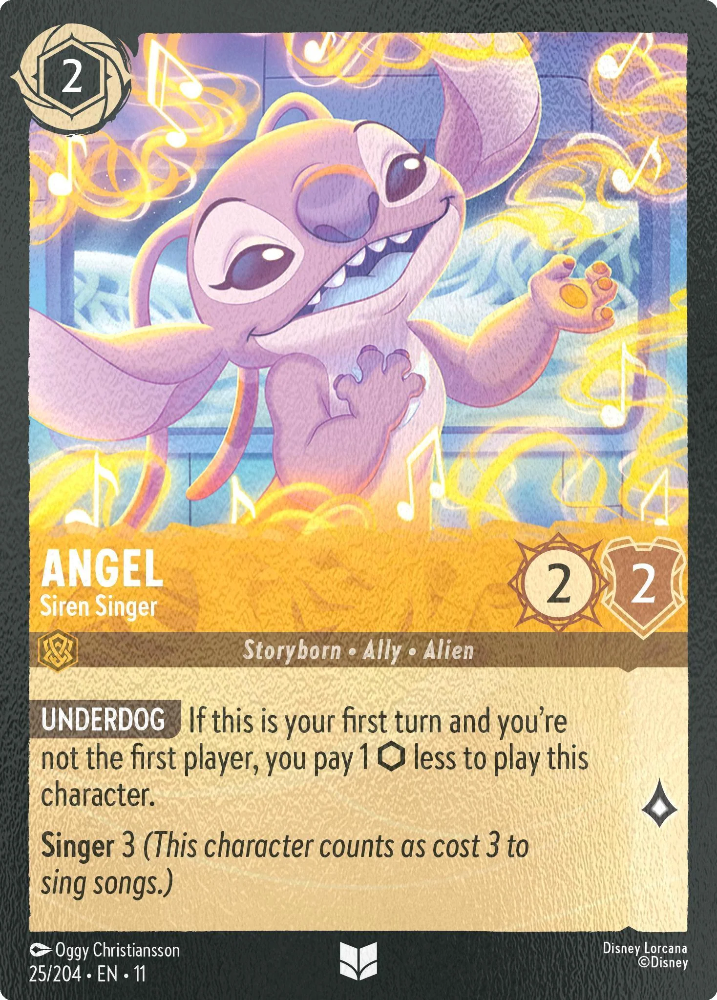 Angel - Siren Singer - 25/204 [Winterspell] [Cold Foil]