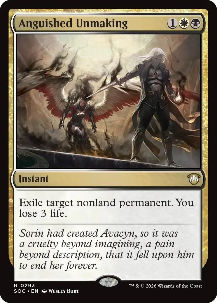Anguished Unmaking [293] [Secrets of Strixhaven: Commander] [Non-Foil]