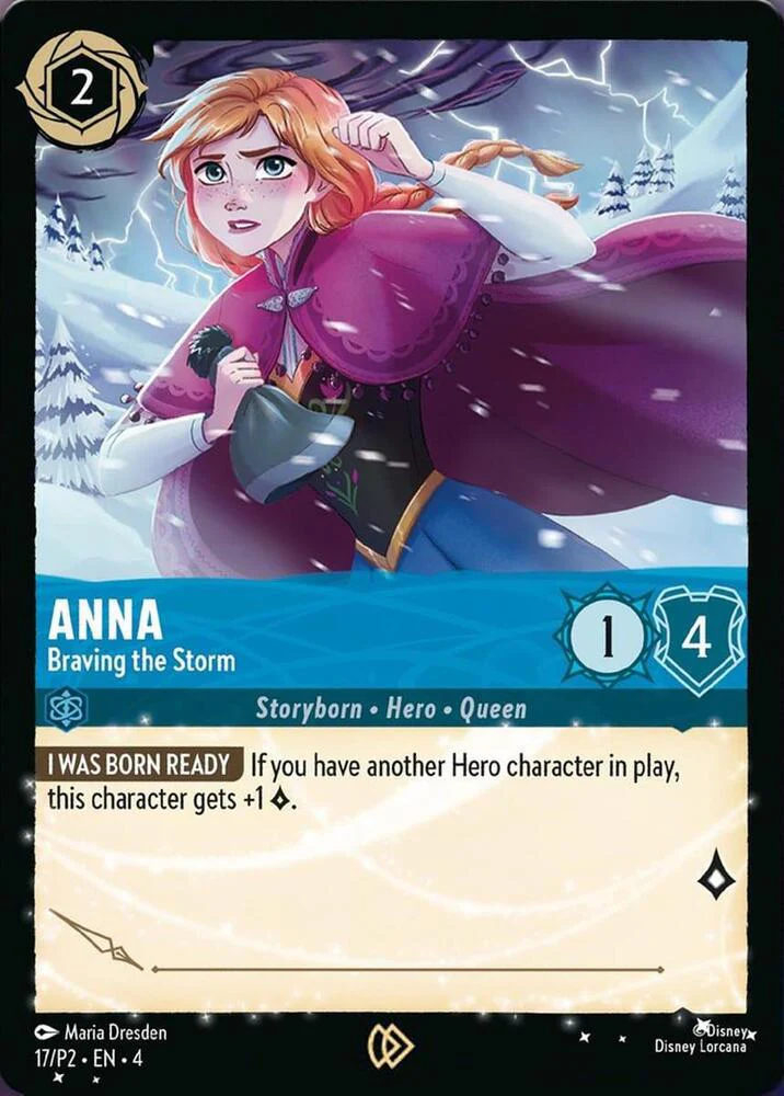 Anna - Braving the Storm - 17/P2 [Disney Lorcana Promo Cards] [Non-Foil]