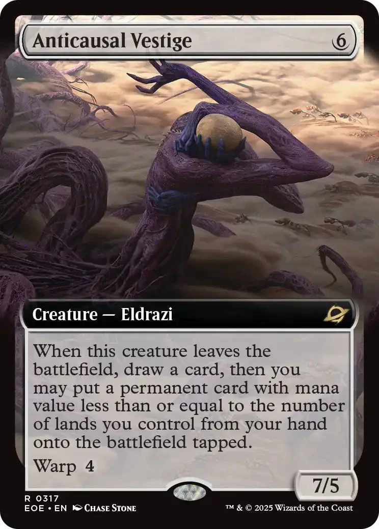 Anticausal Vestige [317] [Extended Art] [Edge of Eternities] [Non-Foil]