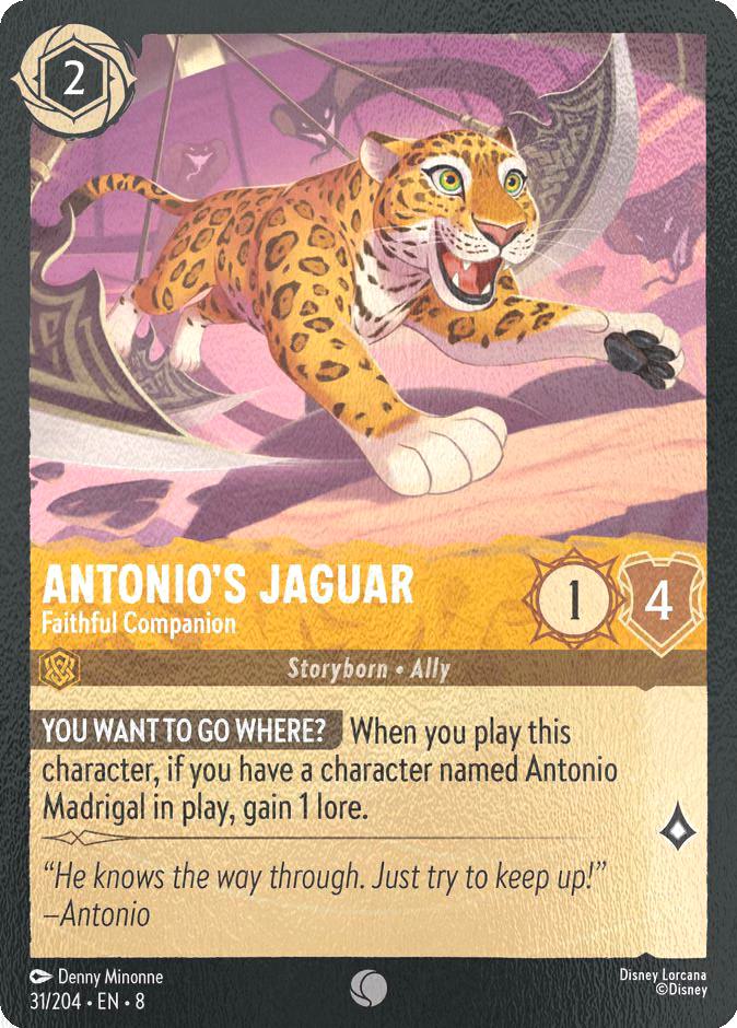 Antonio's Jaguar - Faithful Companion - 31/204 [Reign of Jafar] [Cold Foil]