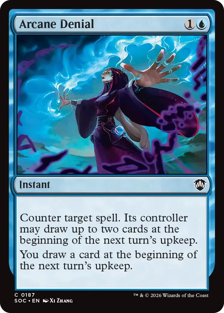 Arcane Denial [187] [Secrets of Strixhaven: Commander] [Non-Foil]