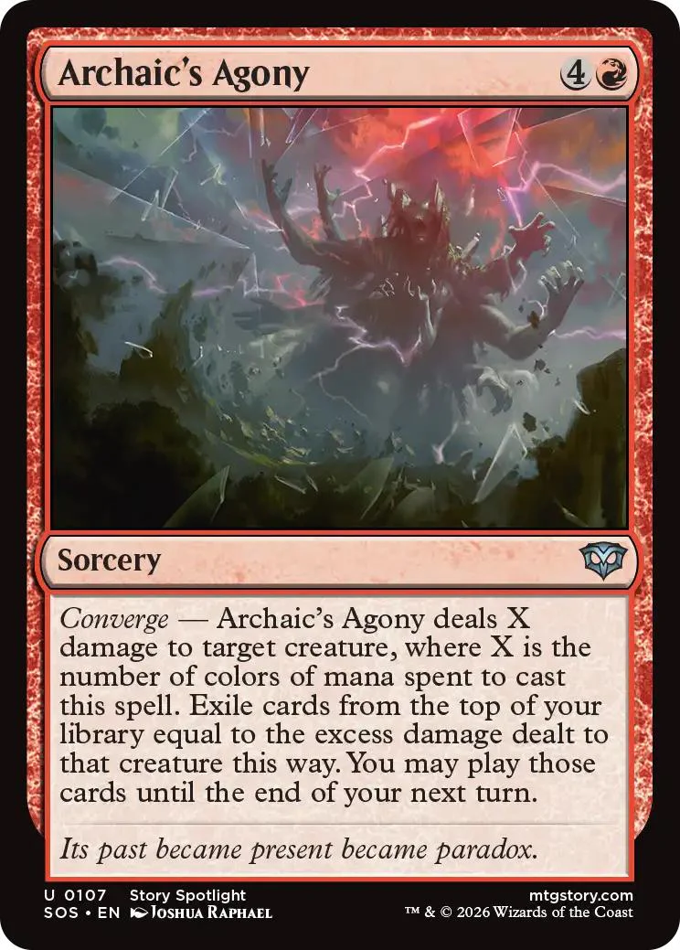Archaic's Agony [107] [Secrets of Strixhaven] [Non-Foil]