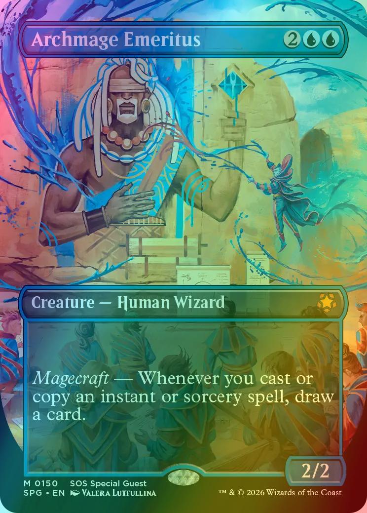 Archmage Emeritus [150] [Borderless] [Special Guests] [Foil]
