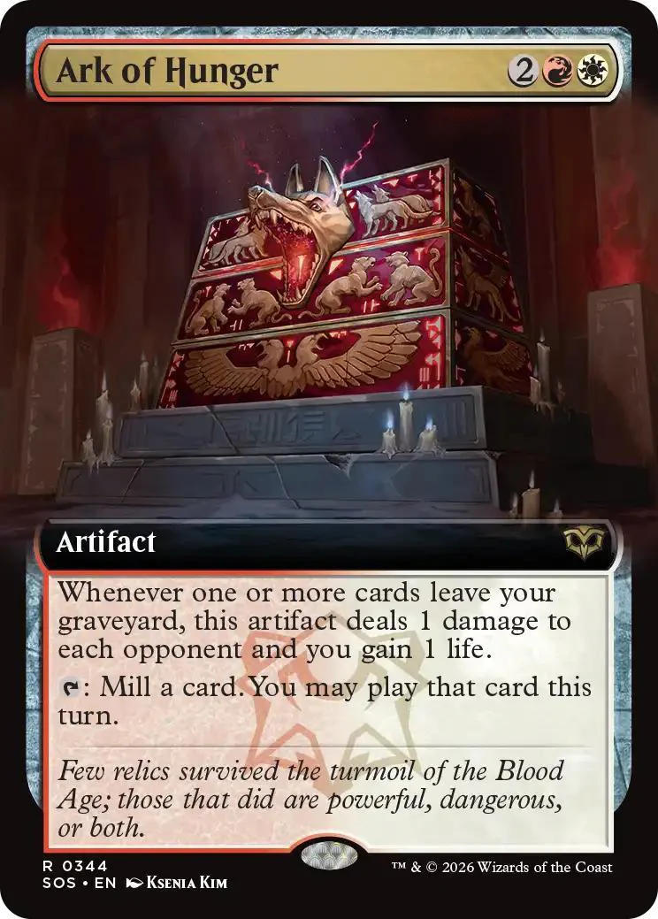 Ark of Hunger [344] [Extended Art] [Secrets of Strixhaven] [Non-Foil]
