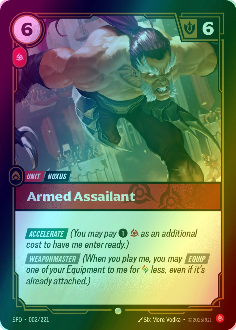 Armed Assailant - 002/221 [Spiritforged] [Foil]