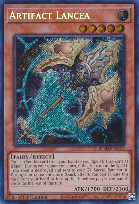 Artifact Lancea - BLMM-EN125 - Secret Rare - 1st Edition