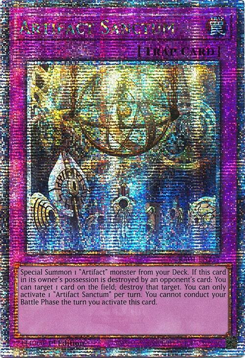 Artifact Sanctum - RA04-EN217 - Quarter Century Secret Rare - 1st Edition