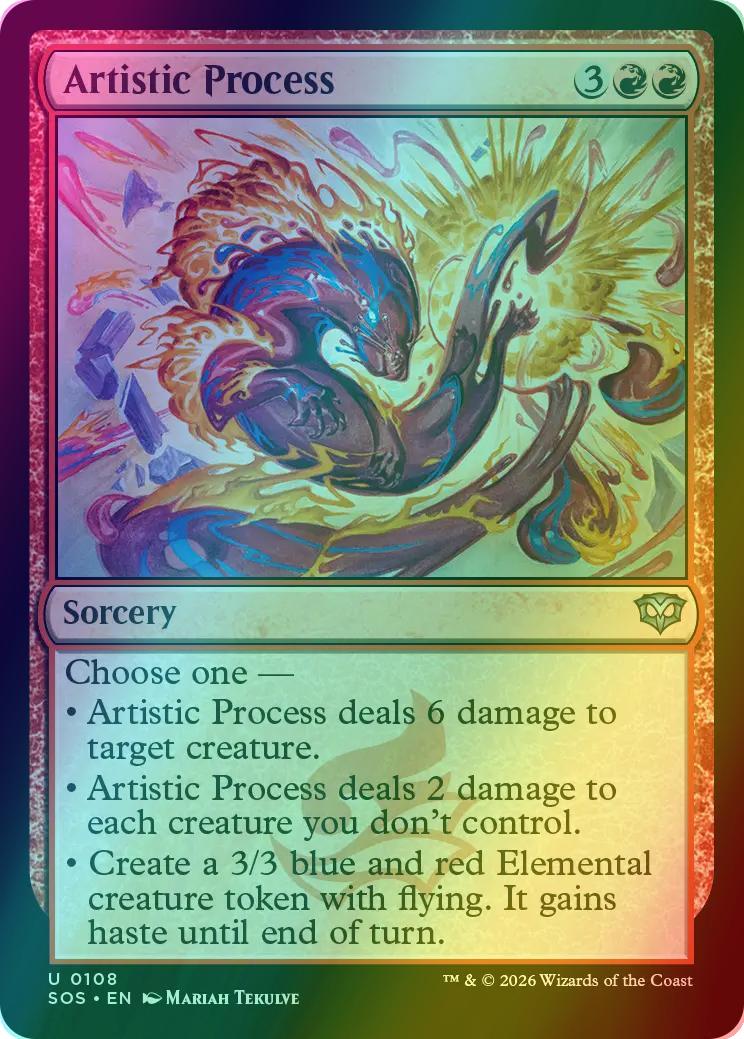 Artistic Process [108] [Secrets of Strixhaven] [Foil]