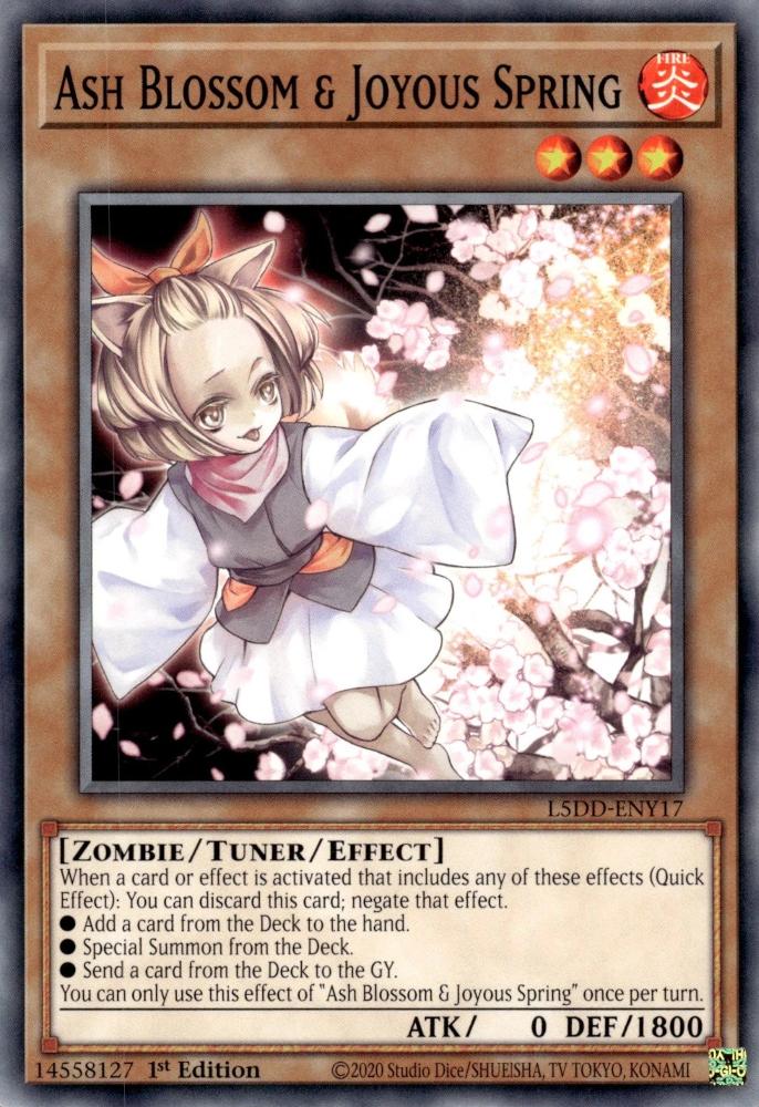 Ash Blossom & Joyous Spring - L5DD-ENY17 - Common - 1st Edition