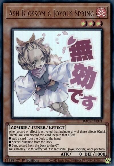 Ash Blossom & Joyous Spring - Stamp - RA05-EN091 - Ultra Rare - 1st Edition