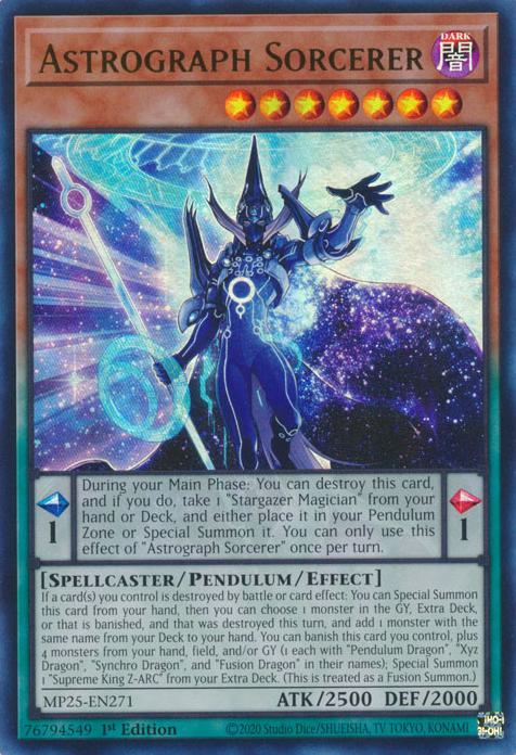 Astrograph Sorcerer - MP25-EN271 - Ultra Rare - 1st Edition