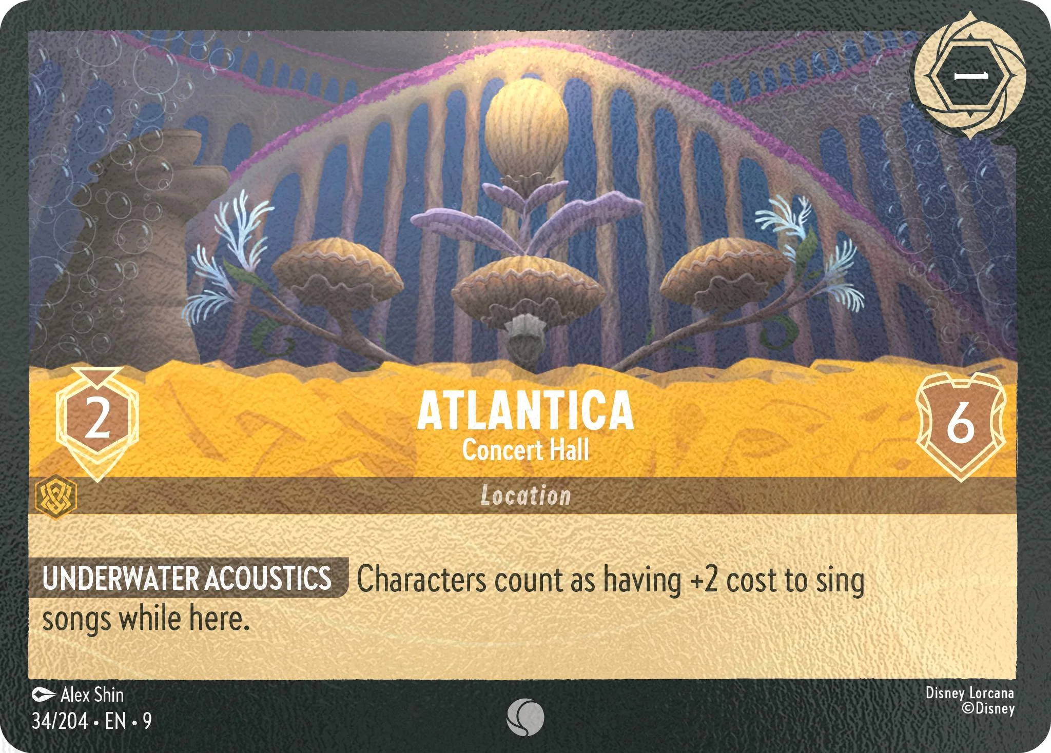 Atlantica - Concert Hall - 34/204 [Fabled] [Cold Foil]