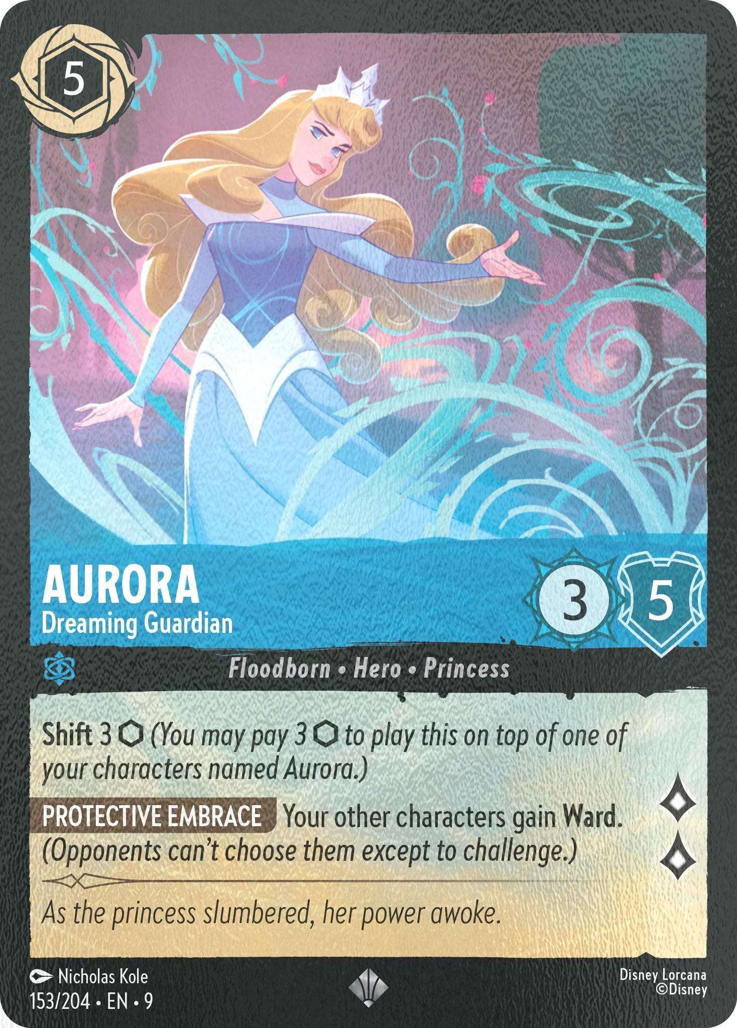 Aurora - Dreaming Guardian - 153/204 [Fabled] [Cold Foil]