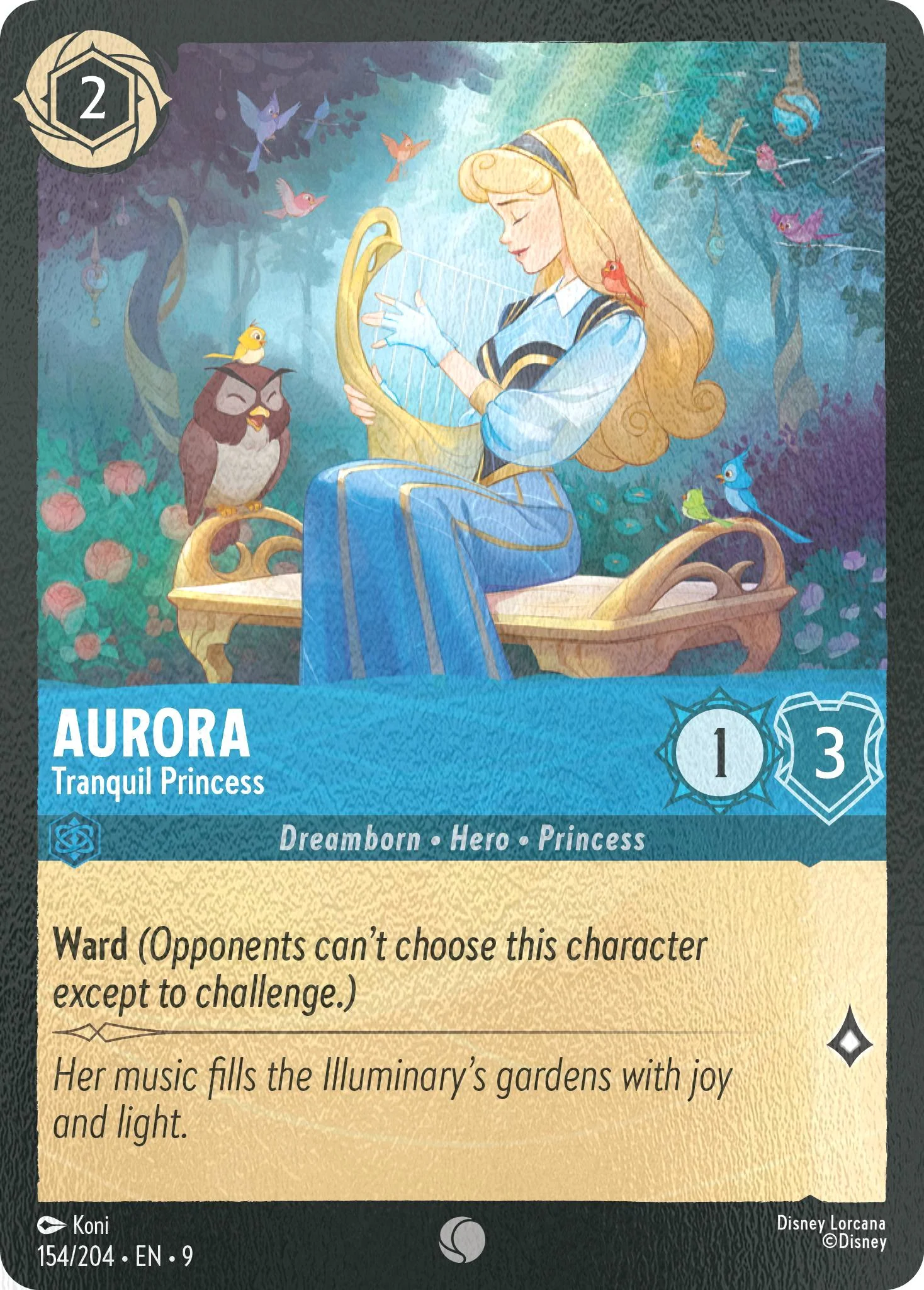 Aurora - Tranquil Princess - 154/204 [Fabled] [Cold Foil]