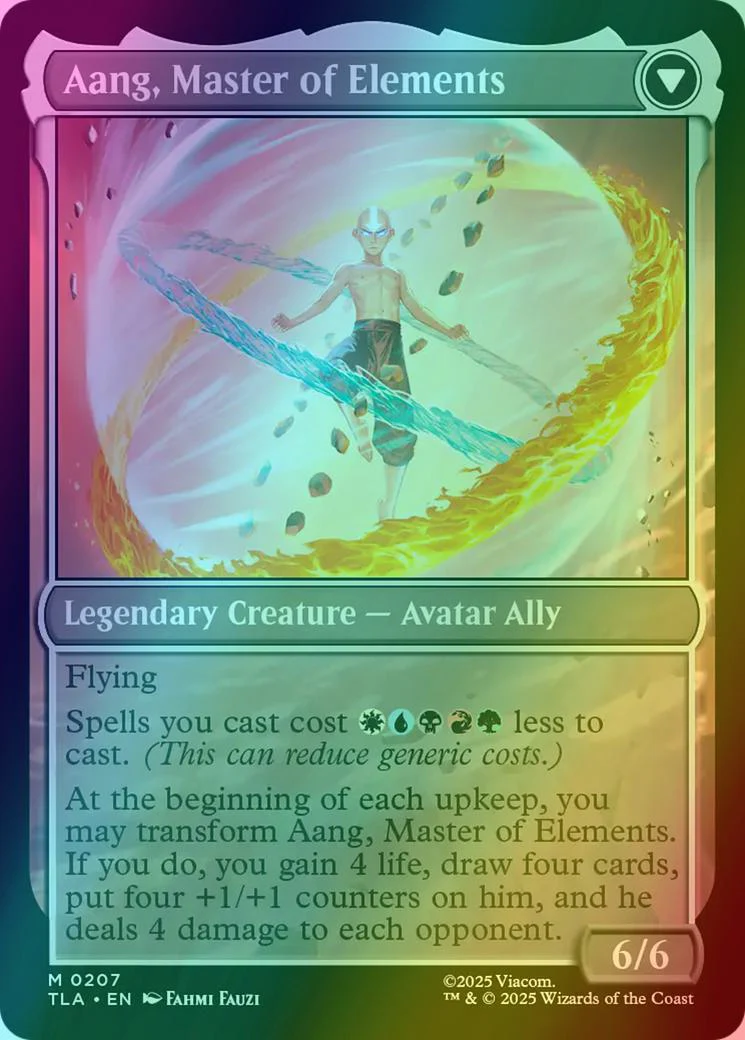 Avatar Aang // Aang, Master of Elements [207] [Avatar: The Last Airbender] [Foil] - Image 2