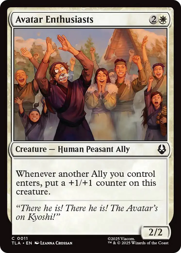 Avatar Enthusiasts [11] [Avatar: The Last Airbender] [Non-Foil]